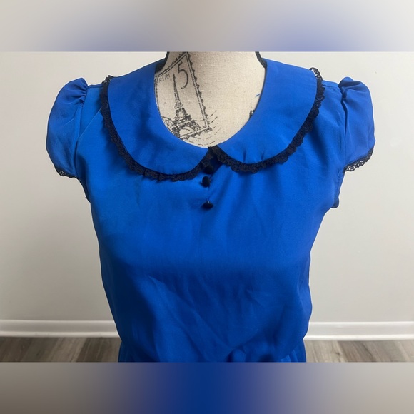 Y2K Blue Collared Dress! - Picture 5 of 15
